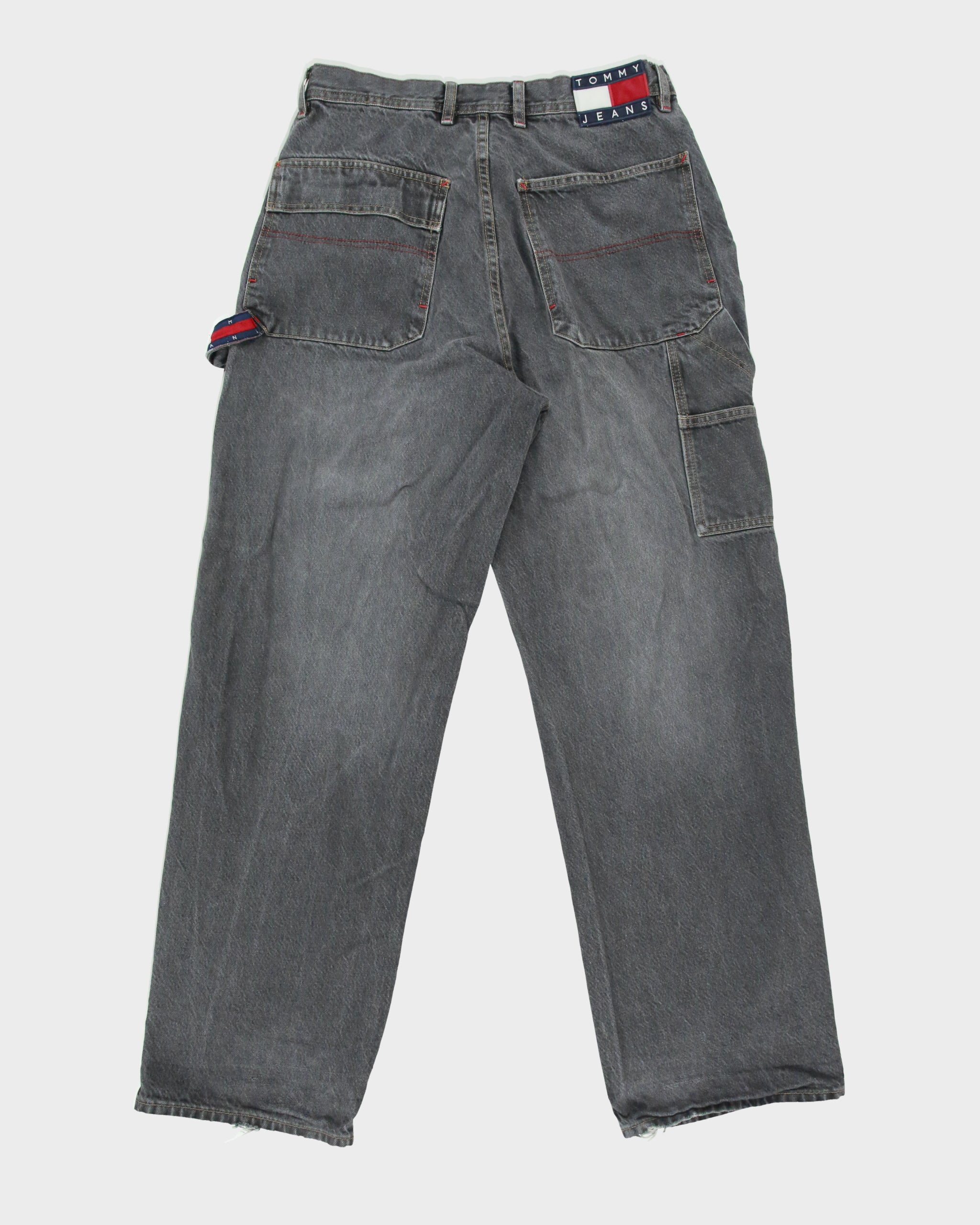 Vintage 1990s Tommy Hilfiger Wide Leg Carpenter Jeans - W31 L30