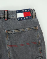 Vintage 1990s Tommy Hilfiger Wide Leg Carpenter Jeans - W31 L30