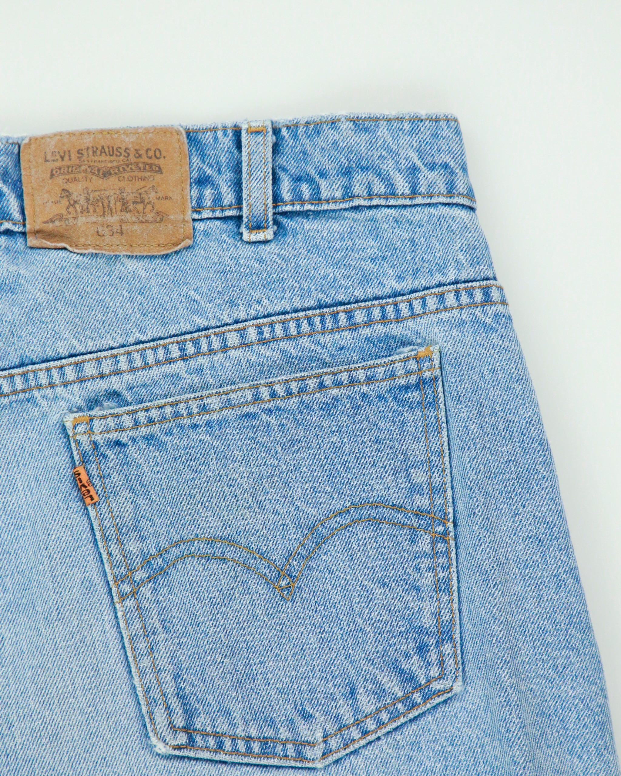 Vintage 1991 Levi's 634 Orange Tab Made In Canada Jeans - W34 L31