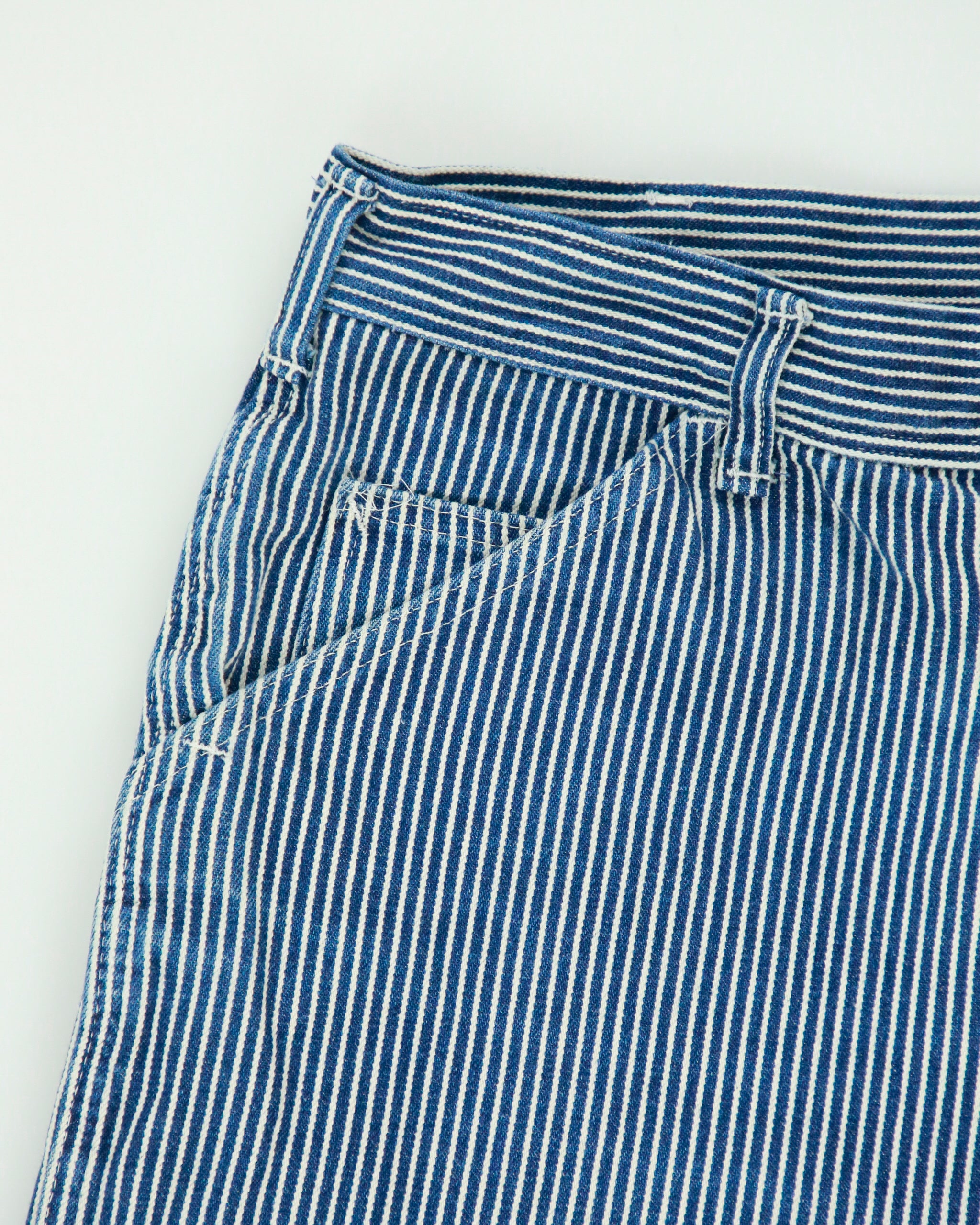 Vintage Stan Ray Pin Stripe Relaxed Fit Carpenter Made In USA Jeans - W32 L31