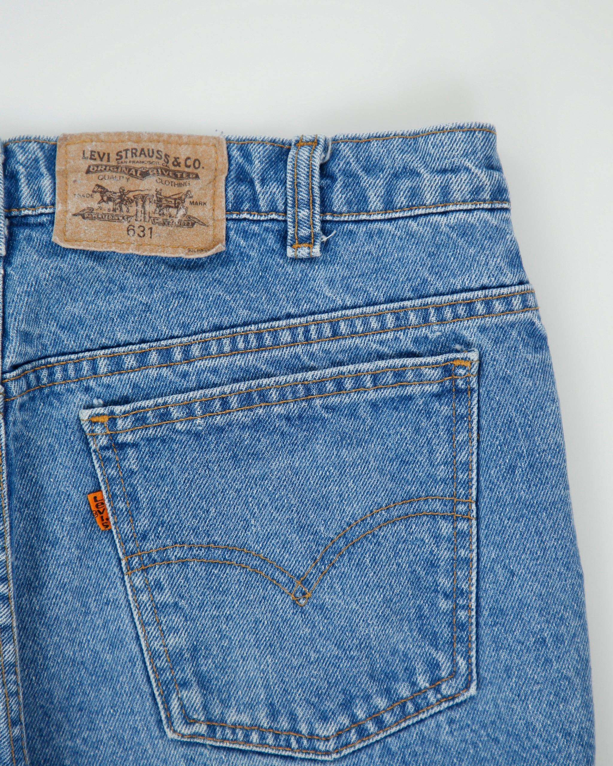 Vintage 1980s Levi's 631 Orange Tab Made In Canada Jeans - W34 L31