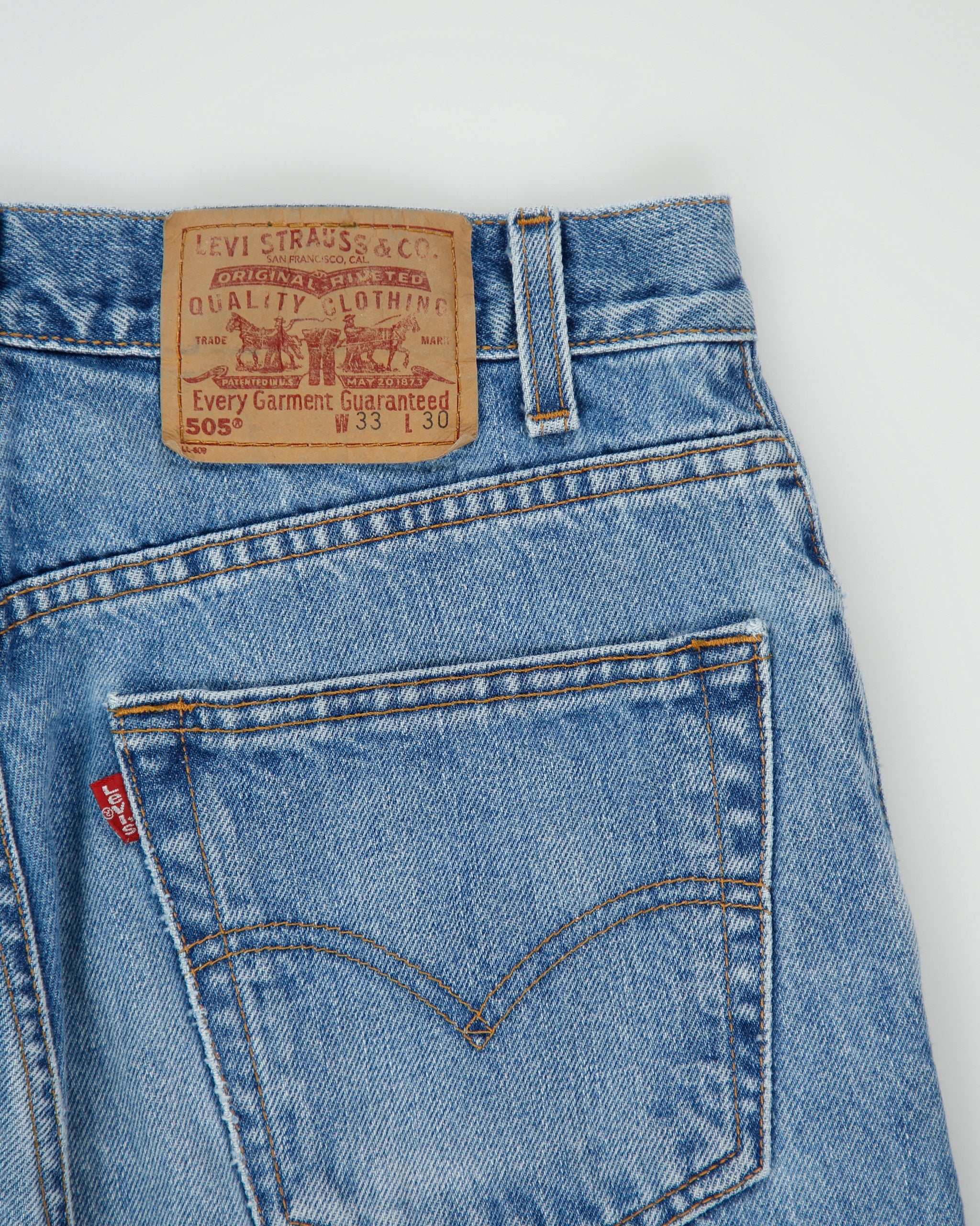 Vintage 1999 Levi's 505 Batwing Tag Regular Straight Fit Jeans - W30 L30
