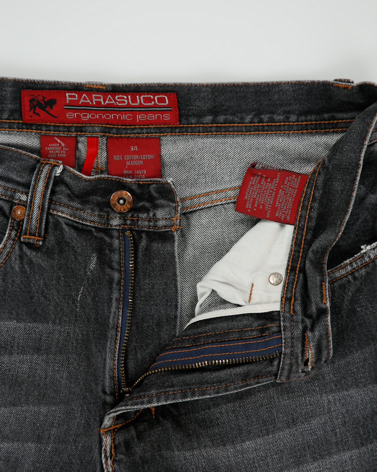 Vintage Y2K 00s Parasuco Erganomic Wide Relaxed Fit Jeans - W32 L33