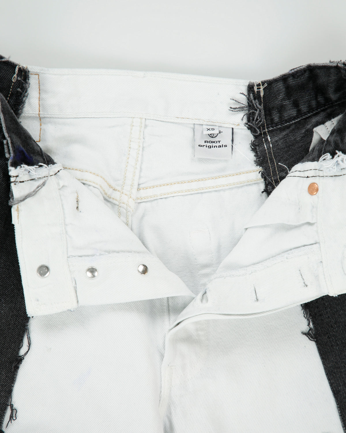 Rokit Originals Splice Denim Jeans - XS