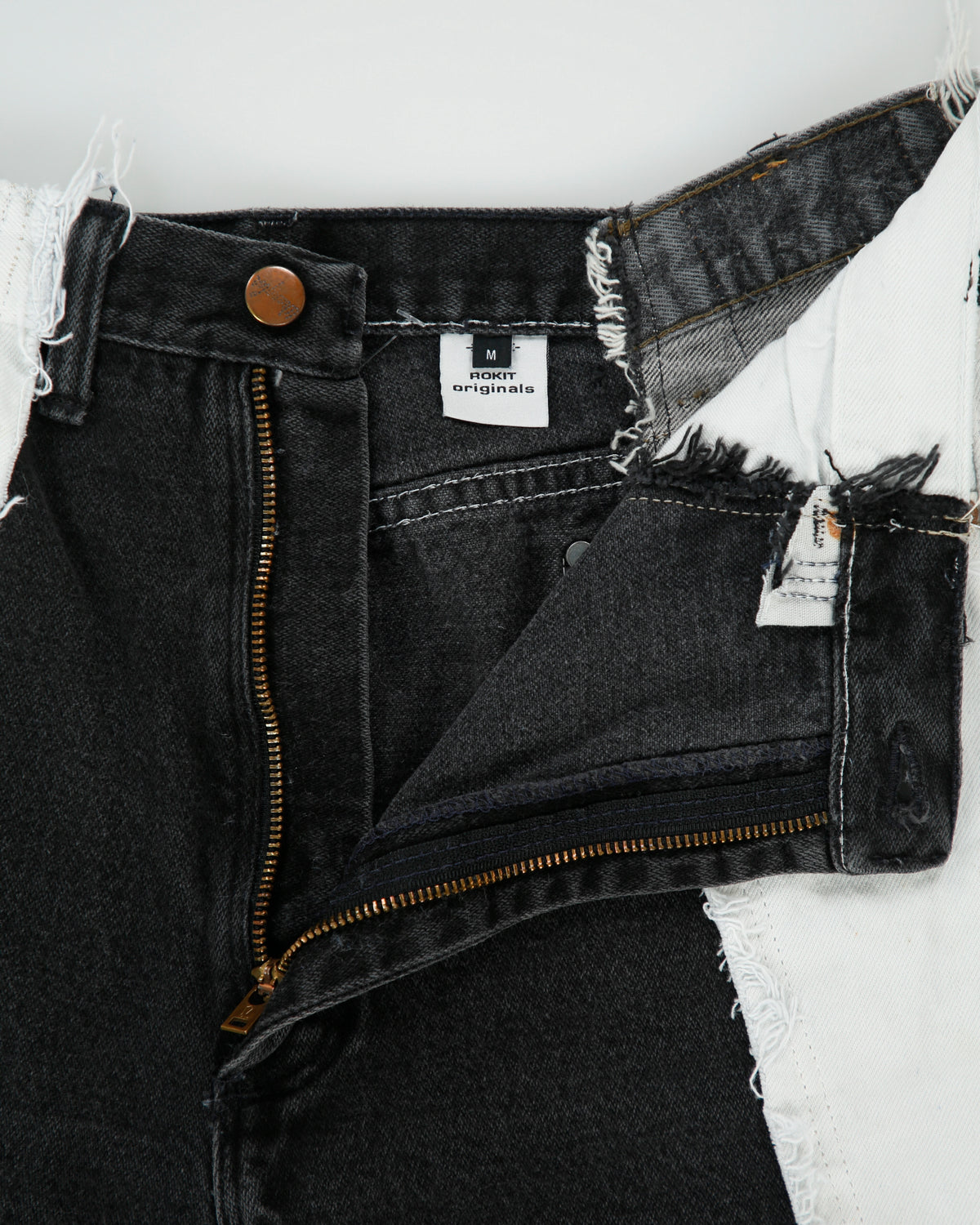 Rokit Originals Splice Denim Jeans - M