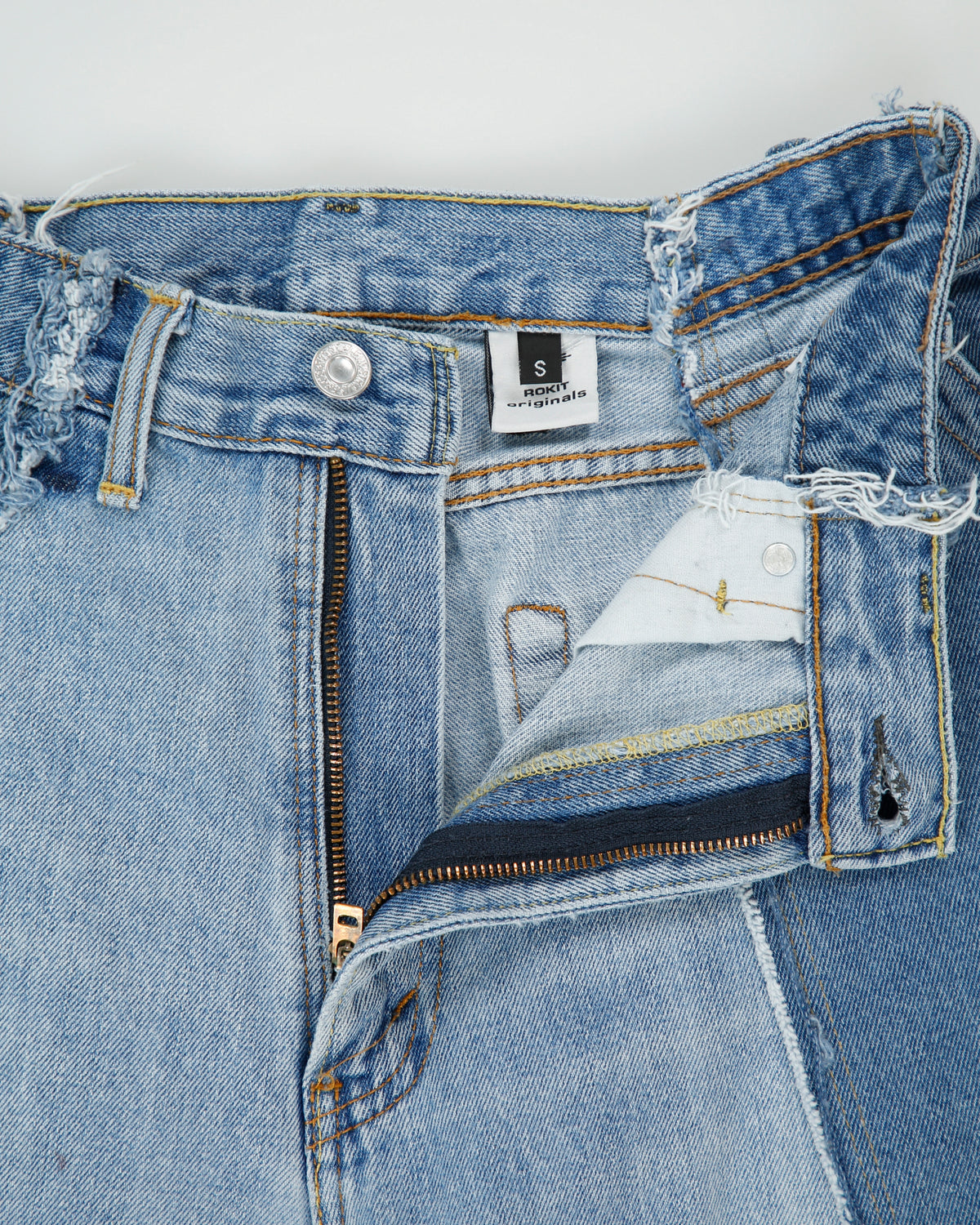 Rokit Originals Splice Denim Jeans - S