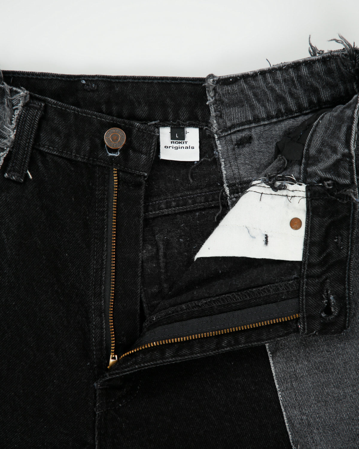 Rokit Originals Splice Denim Jeans - M