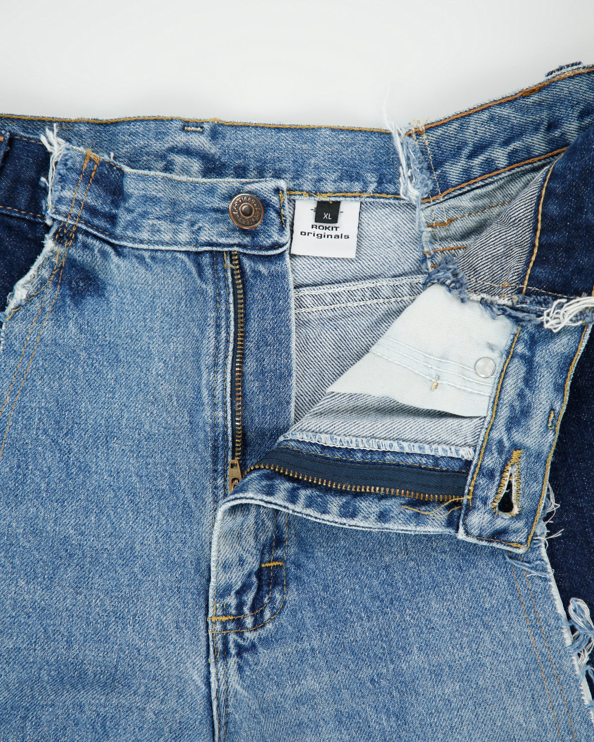 Rokit Originals Splice Denim Jeans - XL