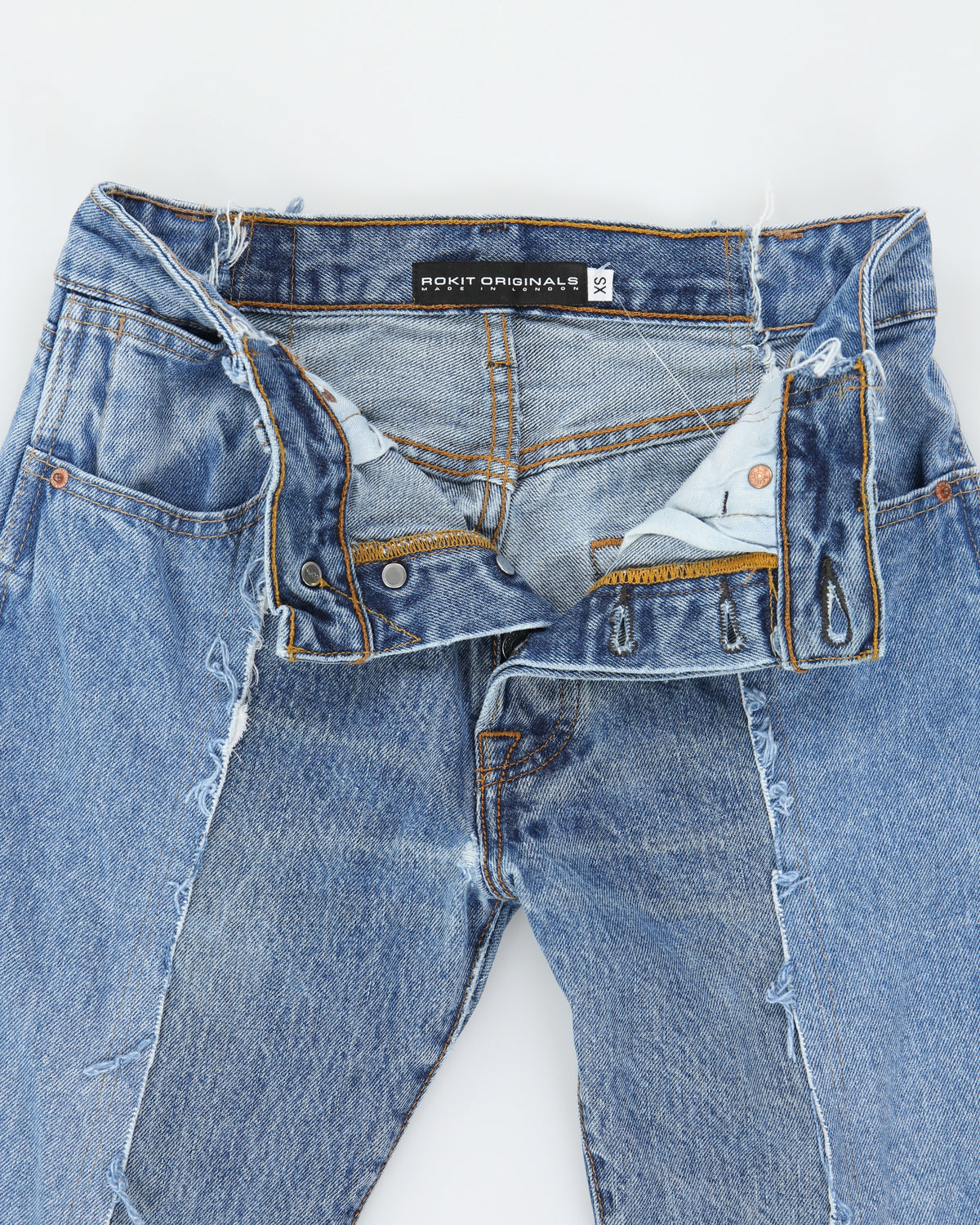 Rokit Originals Denim Flares - XS