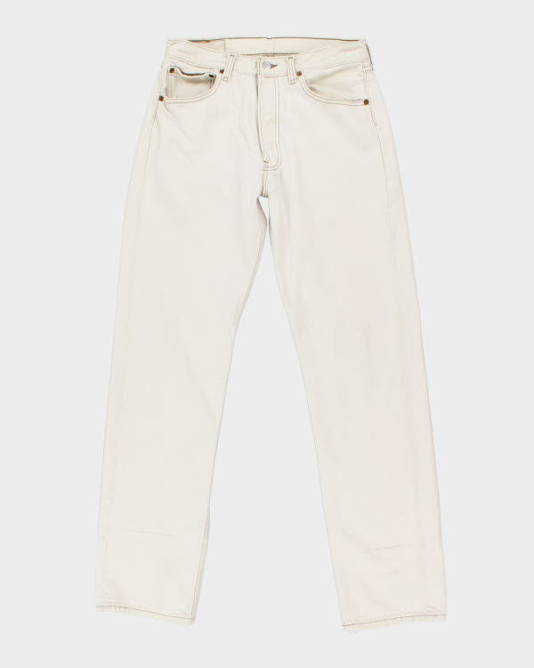 Vintage Levi's 501 Cream Jeans - W30 L32
