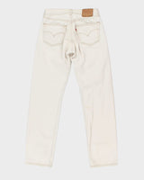 Vintage Levi's 501 Cream Jeans - W30 L32