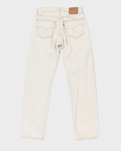 Vintage Levi's 501 Cream Jeans - W30 L32
