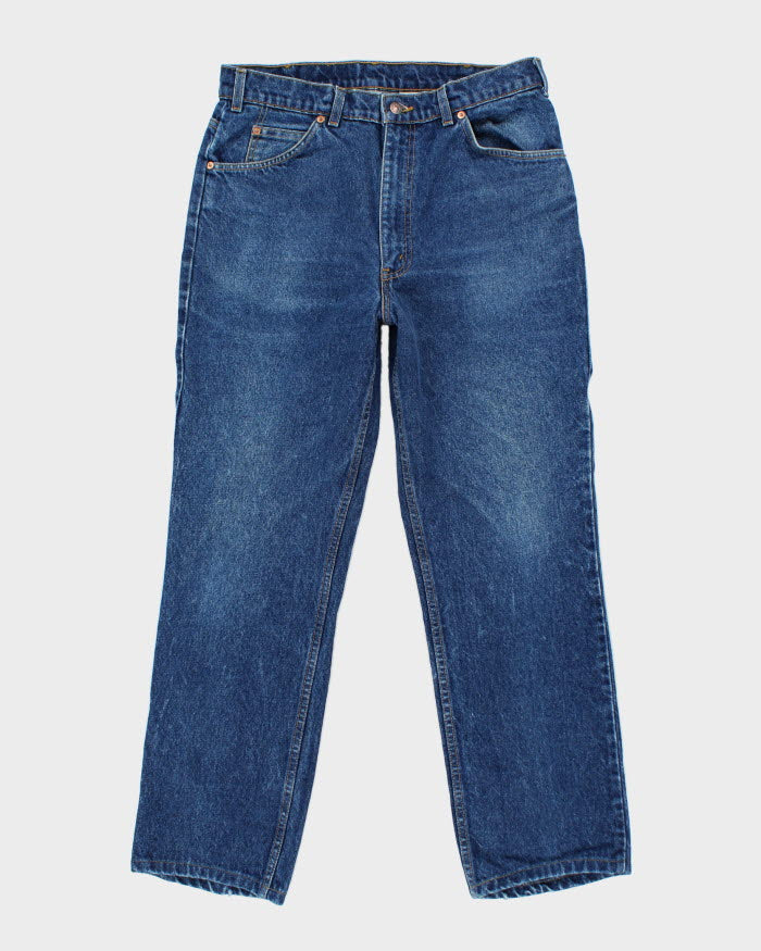 Vintage 90s Levi's 619 Orange Tab Dark Wash Jeans - W34 L30