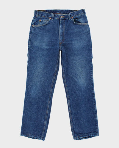 Vintage 90s Levi's 619 Orange Tab Dark Wash Jeans - W34 L30