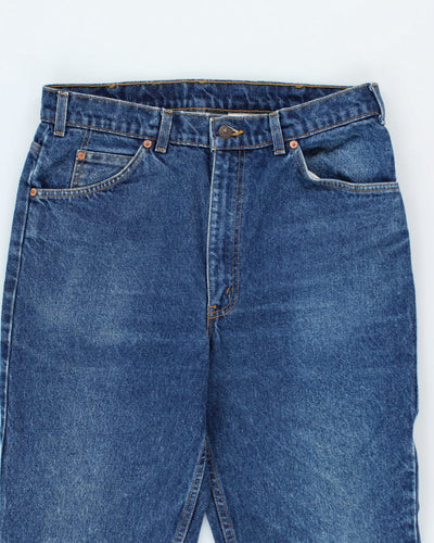 Vintage 90s Levi's 619 Orange Tab Dark Wash Jeans - W34 L30