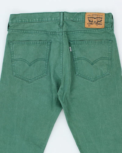 Levi's White Tab Green Jeans - W36 L32