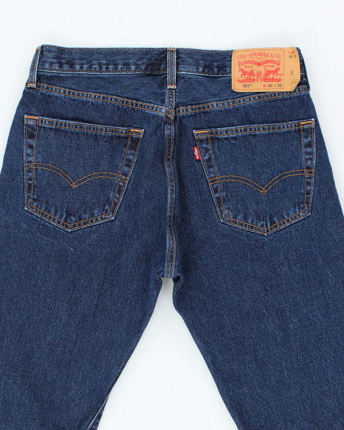Vintage Levi's 501 Dark Wash Jeans - W32 L32