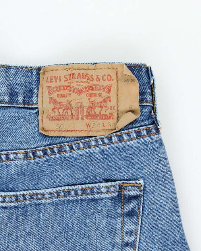 Vintage Levi's 501 Medium Wash Jeans - W34 L34