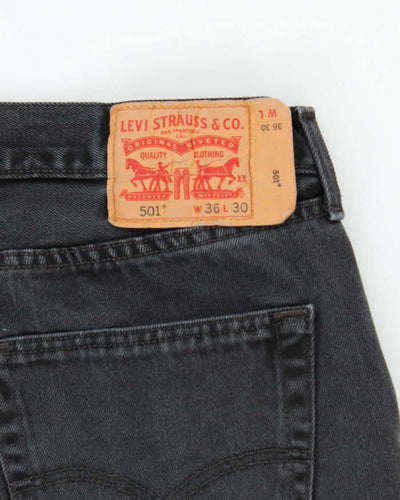 Vintage Levi's 501 Black Jeans - W36 L30