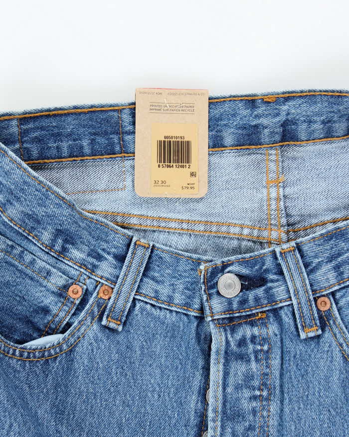Levi's 501 Deadstock Medium Wash Jeans - W32 L30
