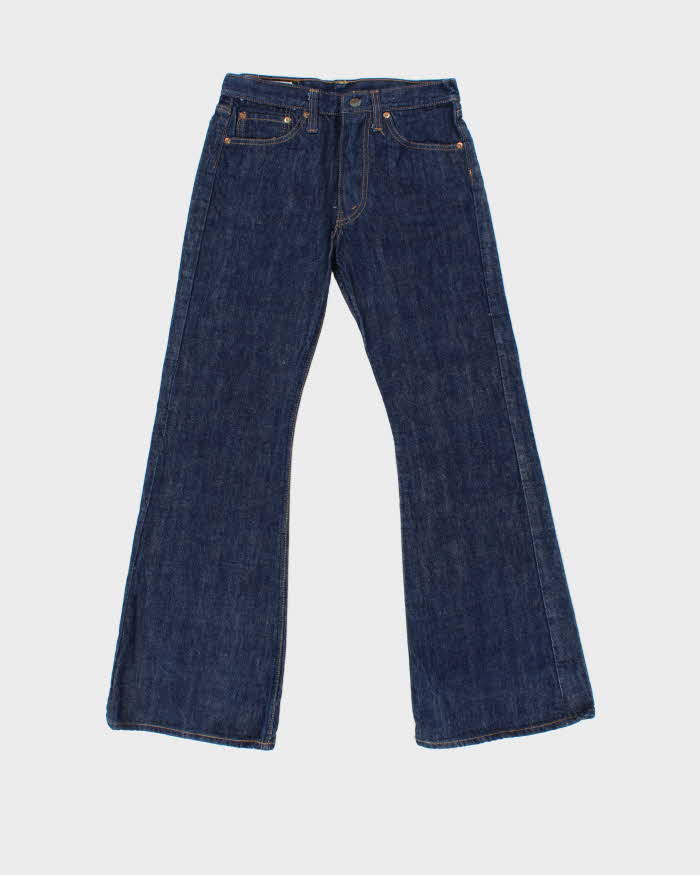 DS Vintage 1970s Edwin Raw Japanese Denim Flared Unisex Jeans - W28 L29