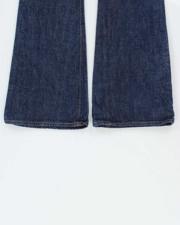 DS Vintage 1970s Edwin Raw Japanese Denim Flared Unisex Jeans - W28 L29