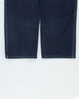 Vintage Y2K 00s Akademics Gene Research Knee Patch Wide Leg Jeans - W40 L29