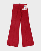 DSWT 1970s Pooh Jeans High Waisted Brushed Cotton Flared Jeans - W27 L32