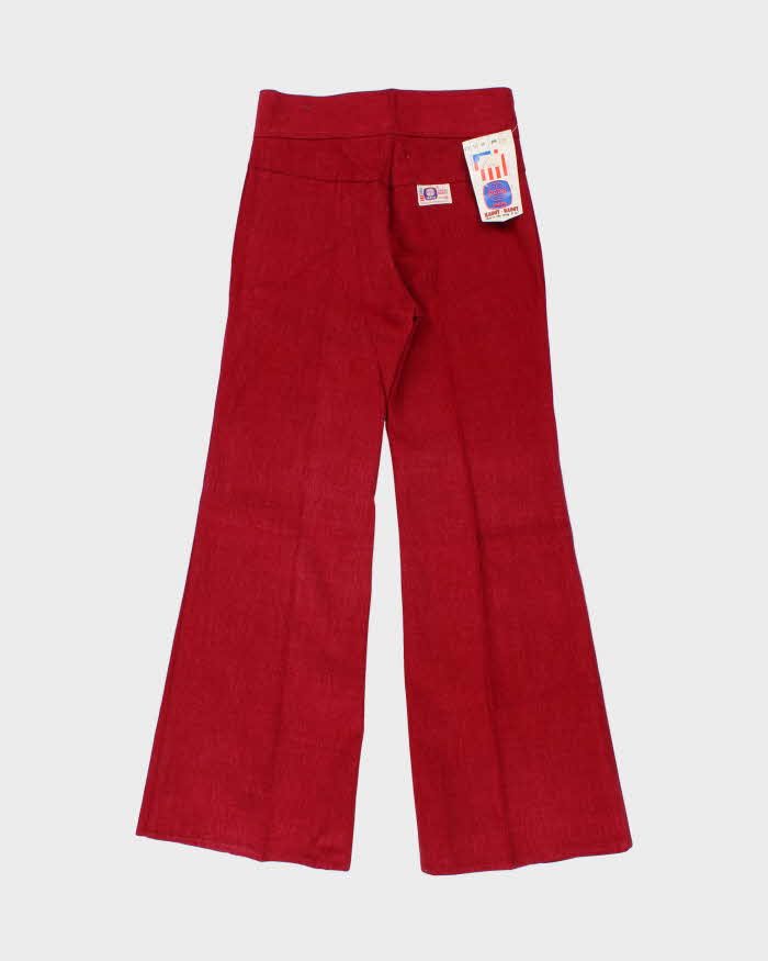 DSWT 1970s Pooh Jeans High Waisted Brushed Cotton Flared Jeans - W28 L30