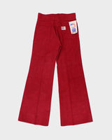 DSWT 1970s Pooh Jeans High Waisted Brushed Cotton Flared Jeans - W29 L30