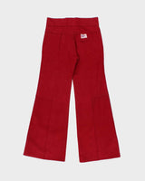 DSWT 1970s Pooh Jeans High Waisted Brushed Cotton Flared Jeans - W29 L30