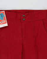DSWT 1970s Pooh Jeans High Waisted Brushed Cotton Flared Jeans - W29 L30