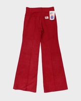 DSWT 1970s Pooh Jeans High Waisted Brushed Cotton Flared Jeans - W29 L32