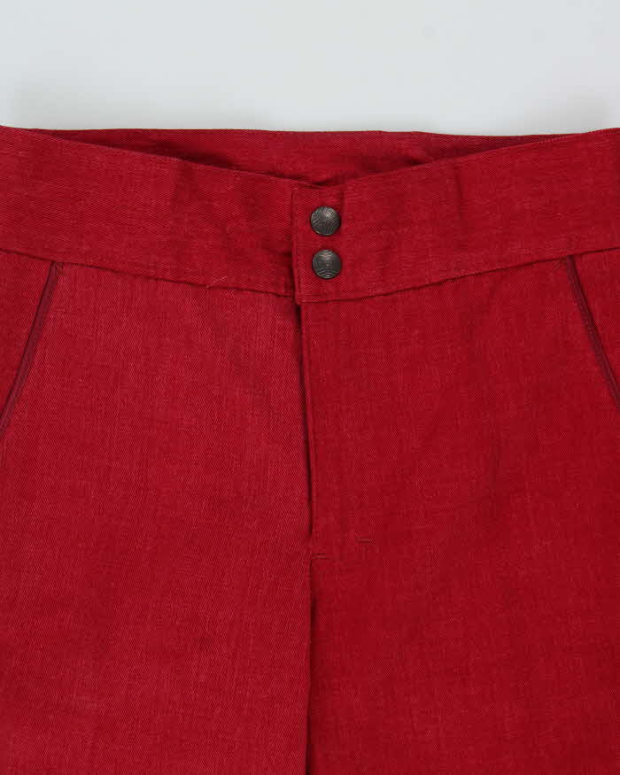 DSWT 1970s Pooh Jeans High Waisted Brushed Cotton Flared Jeans - W29 L32