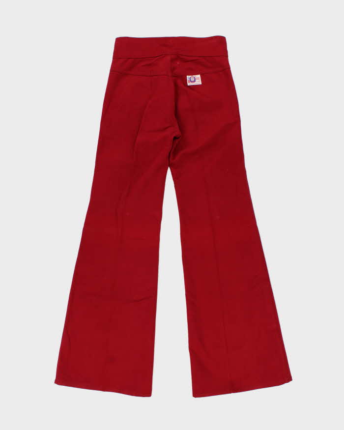 DSWT 1970s Pooh Jeans High Waisted Brushed Cotton FlaredJeans - W27 L32