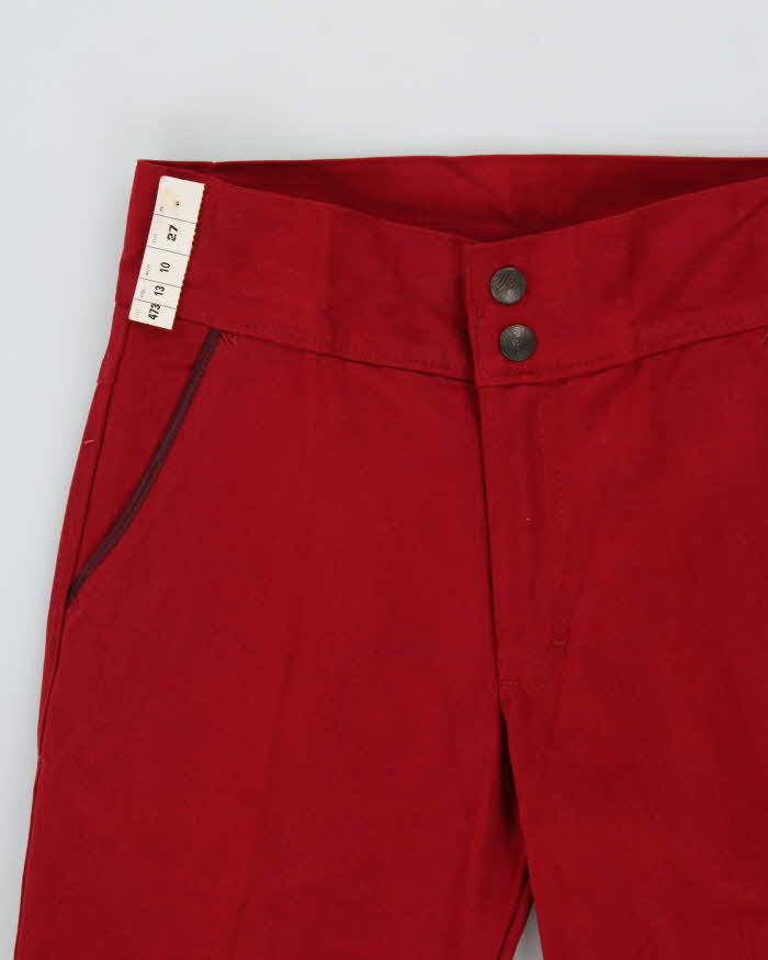 DSWT 1970s Pooh Jeans High Waisted Brushed Cotton FlaredJeans - W27 L32