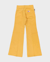 DSWT 1970s Pooh Jeans High Waisted Brushed Cotton Flared Jeans - W28 L32