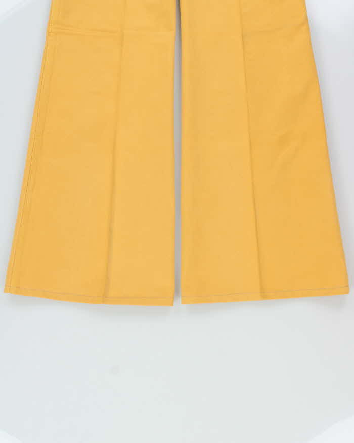 DSWT 1970s Pooh Jeans High Waisted Brushed Cotton Flared Jeans - W28 L32