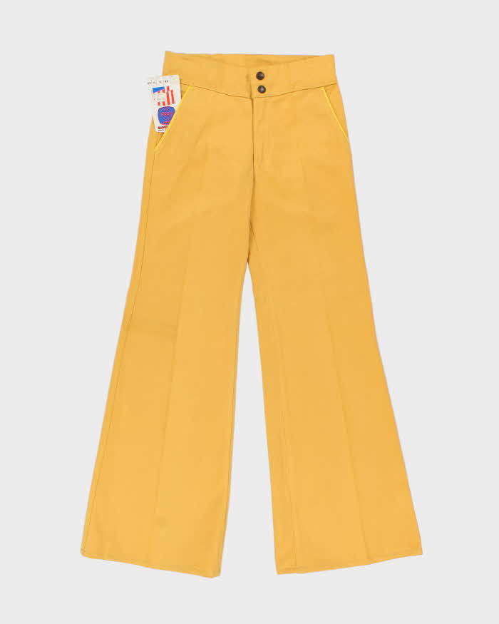 DSWT 1970s Pooh Jeans High Waisted Brushed Cotton Flared Jeans - W29 L32