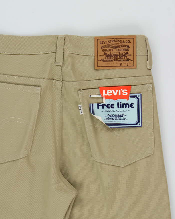 DSWT 1970s Levi's 630 White Tab Jeans - W28 L32