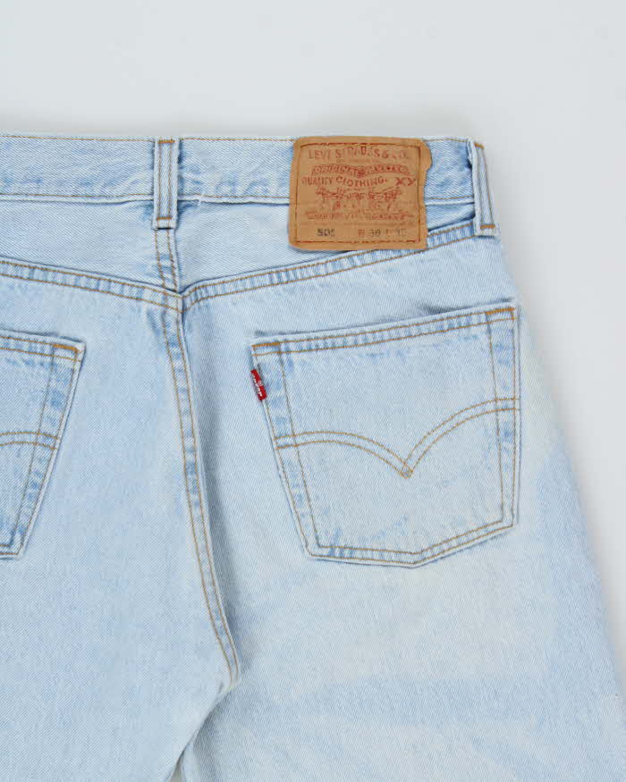 Vintage 1995 Levi's 501 Red Batwing Made In USA Jeans - W30 L30