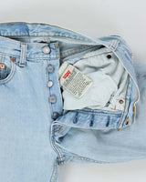 Vintage 1995 Levi's 501 Red Batwing Tag Jeans - W30 L32