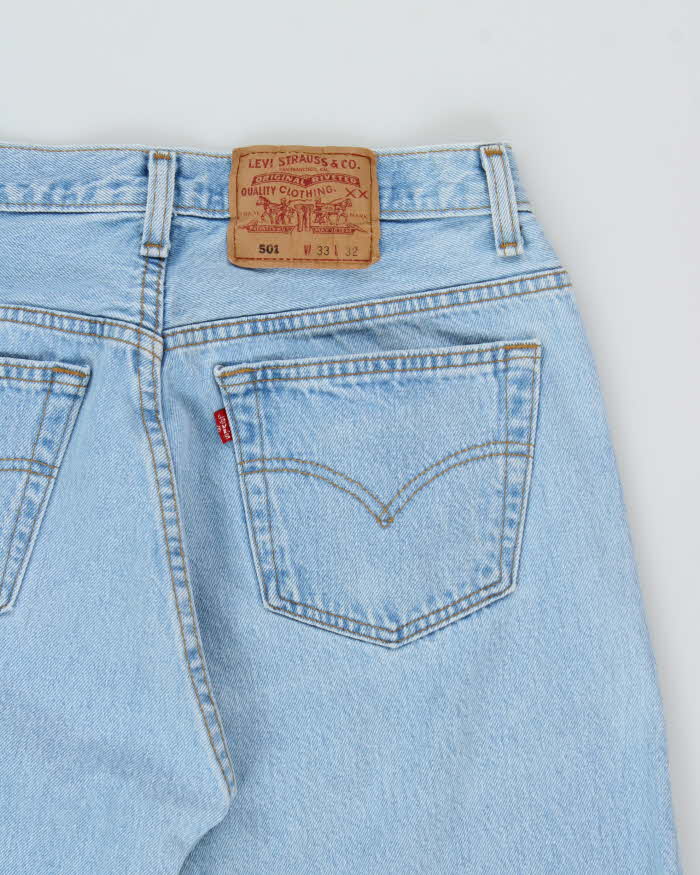 Vintage 1995 Levi's 501 Red Batwing Tag Jeans - W30 L32