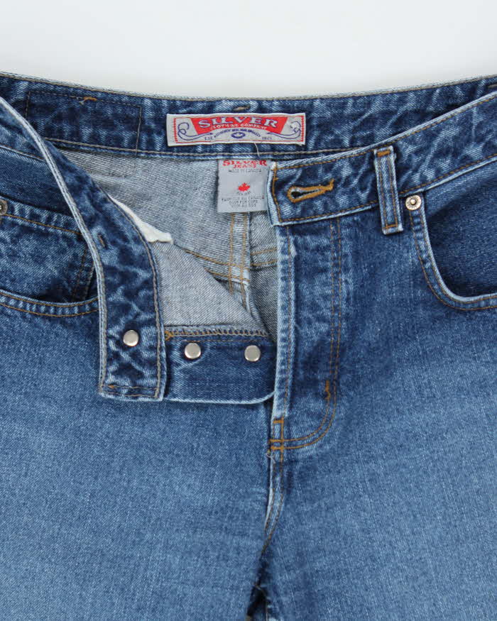 Vintage 1990s Silver Clothing Bootcut Jeans - W29 L34