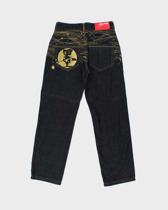 Vintage Y2k 2000s Osaka Big Train Takahashi Embroidered Jeans - W28 L29