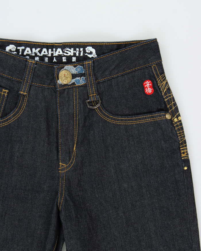 Vintage Y2k 2000s Osaka Big Train Takahashi Embroidered Jeans - W28 L29