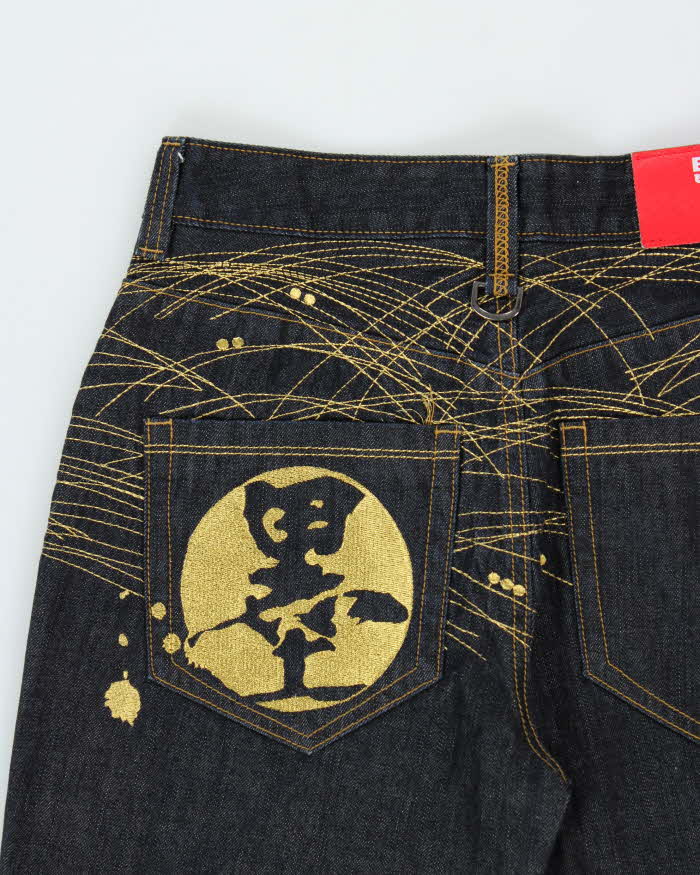 Vintage Y2k 2000s Osaka Big Train Takahashi Embroidered Jeans - W28 L29