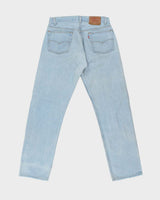 Vintage 1988 Levi's 501 Red Batwing Made In USA Jeans - W32 L32