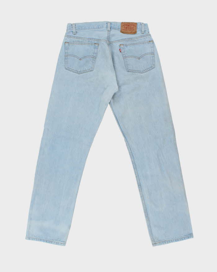 Vintage 1988 Levi's 501 Red Batwing Made In USA Jeans - W32 L32