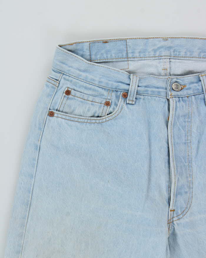 Vintage 1988 Levi's 501 Red Batwing Made In USA Jeans - W32 L32